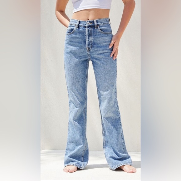PacSun High Rise Bootcut Jeans - size 27 - medium wash denim - Picture 1 of 4